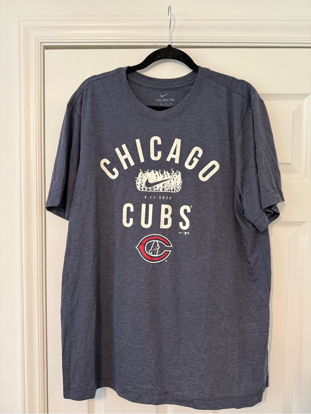 Nike Chicago Cubs Field of Dreams Men’s Navy Graphic T‑Shirt